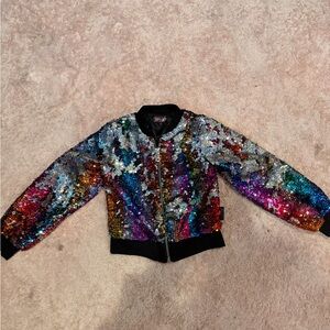 JoJo Siwa Sequin Bomber Jacket